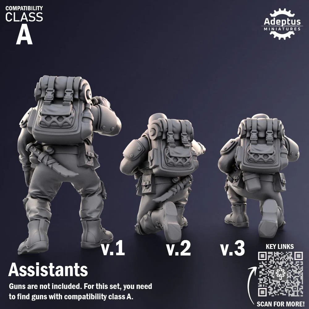 Heavy Weapons Team. Sandshroud battalion. Imperial Guard. Compatibility class A. - Image 8