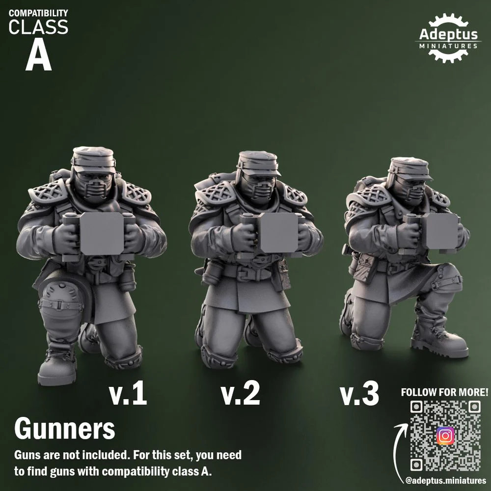 Heavy Weapons Team. Sunscorch Regiment. Imperial Guard. Compatibility class A. - Image 3