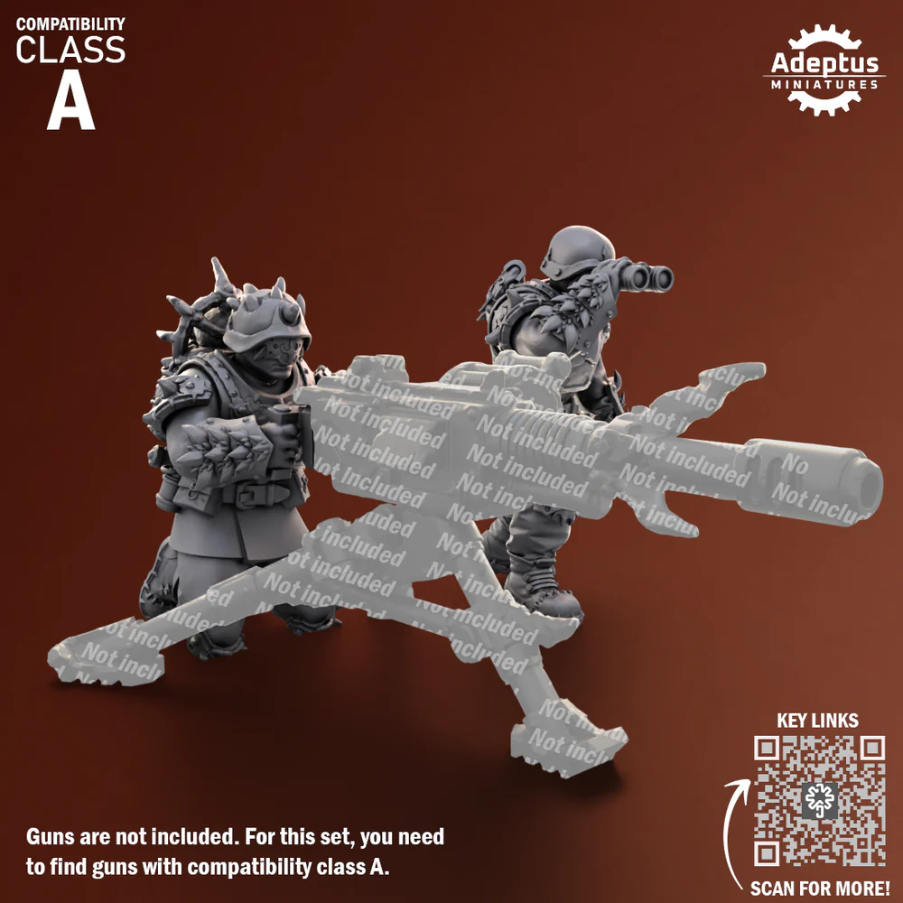 Heavy Weapons Team. Twisted Horde. Renegades and Heretics. Compatibility class A. - Image 2