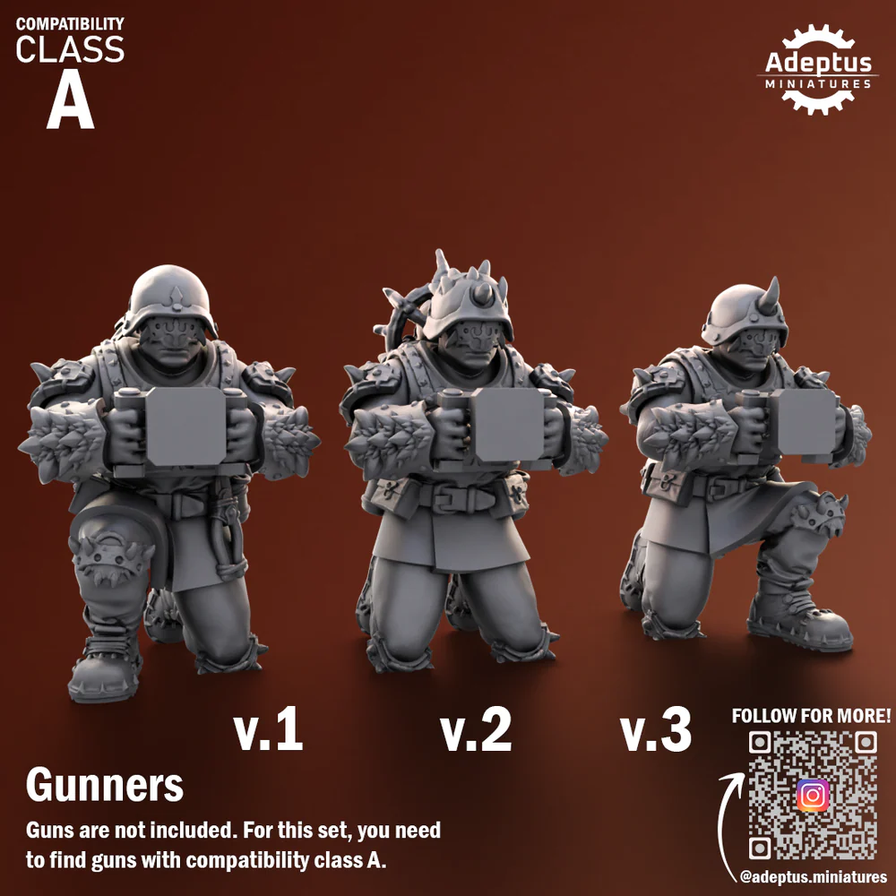 Heavy Weapons Team. Twisted Horde. Renegades and Heretics. Compatibility class A. - Image 3