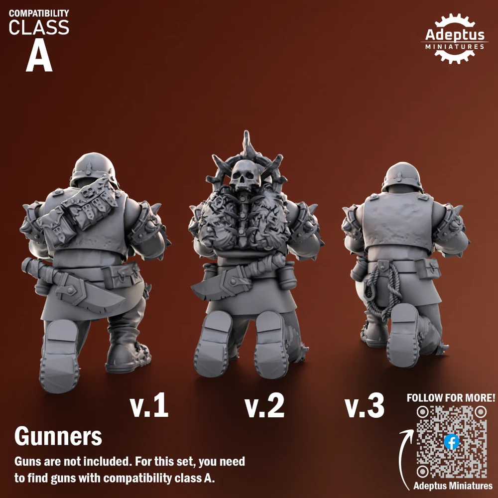 Heavy Weapons Team. Twisted Horde. Renegades and Heretics. Compatibility class A. - Image 4