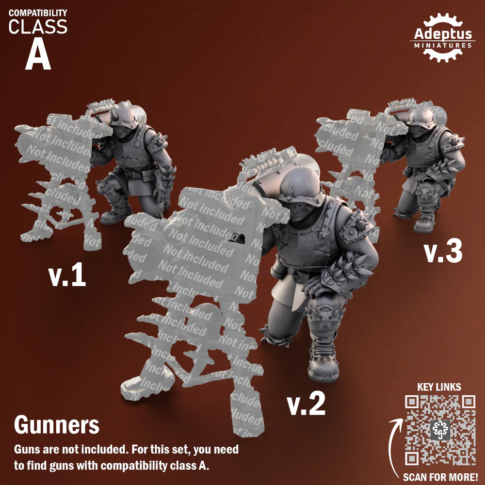 Heavy Weapons Team. Twisted Horde. Renegades and Heretics. Compatibility class A. - Image 5