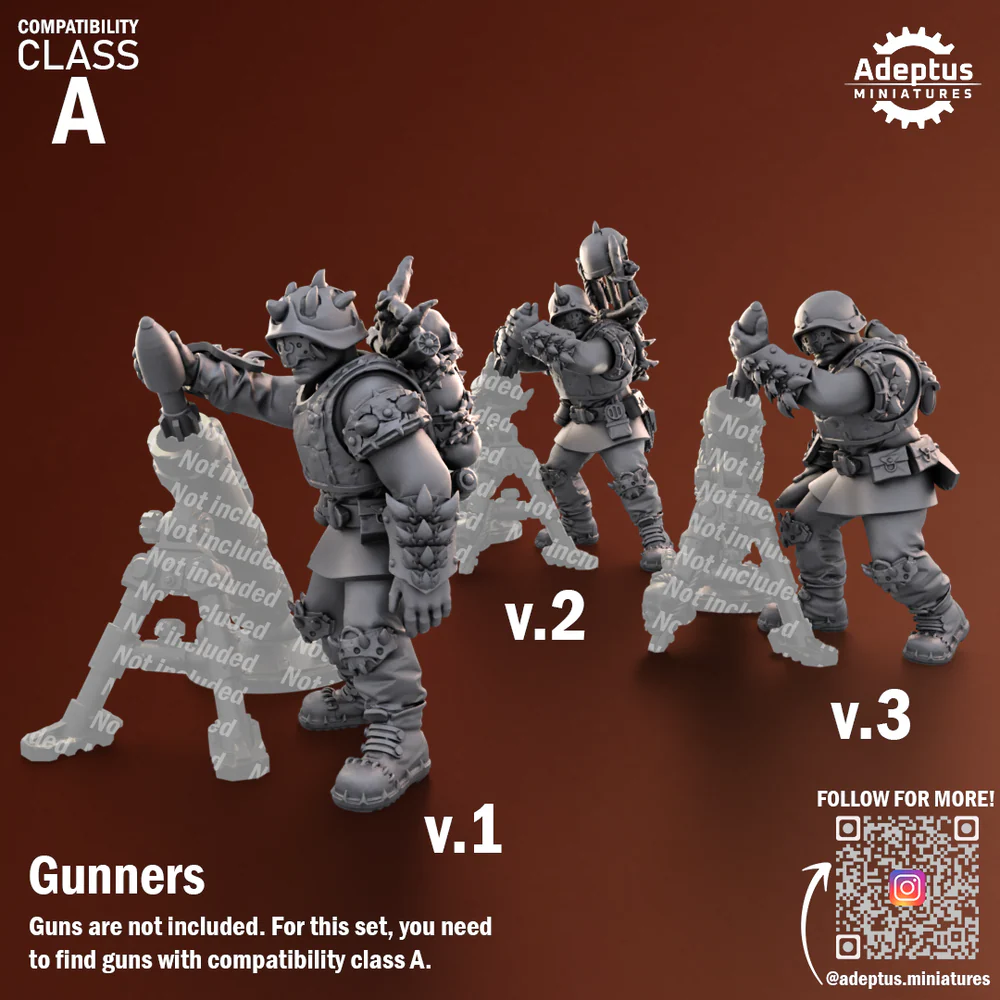 Heavy Weapons Team. Twisted Horde. Renegades and Heretics. Compatibility class A. - Image 6