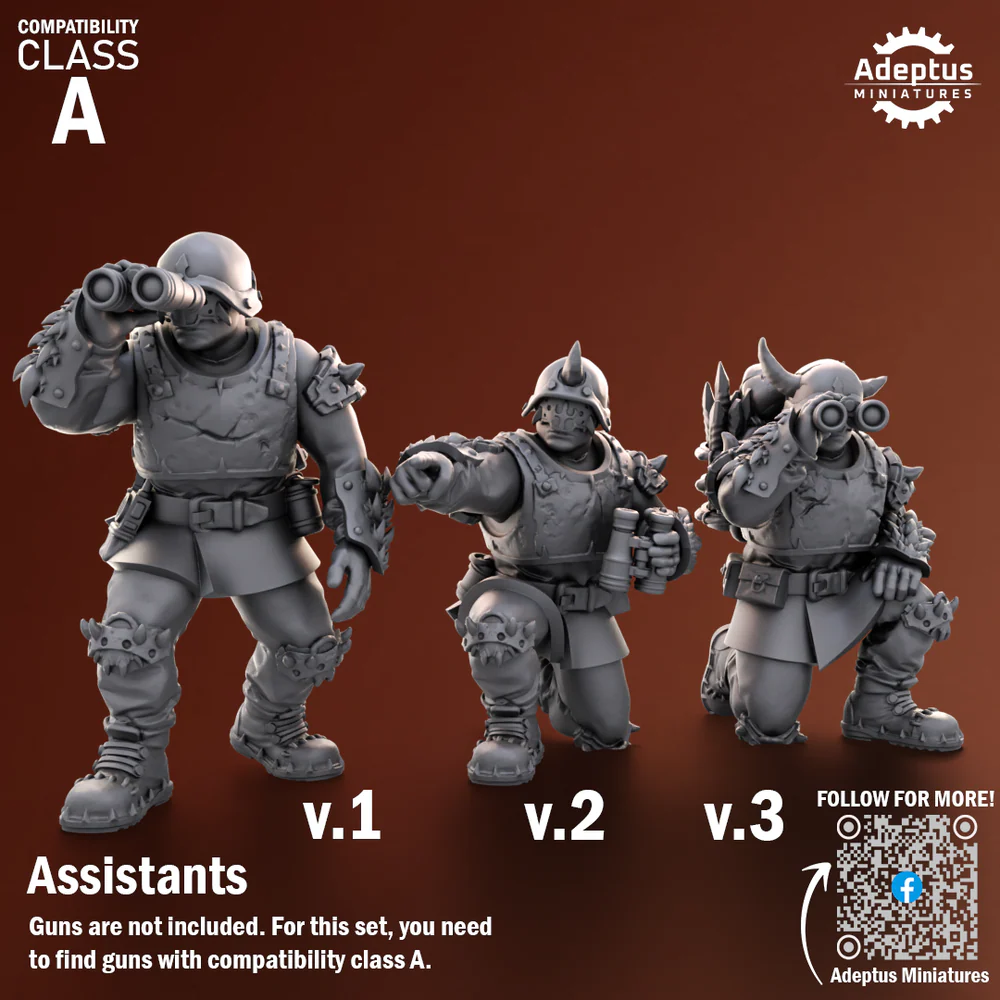 Heavy Weapons Team. Twisted Horde. Renegades and Heretics. Compatibility class A. - Image 7