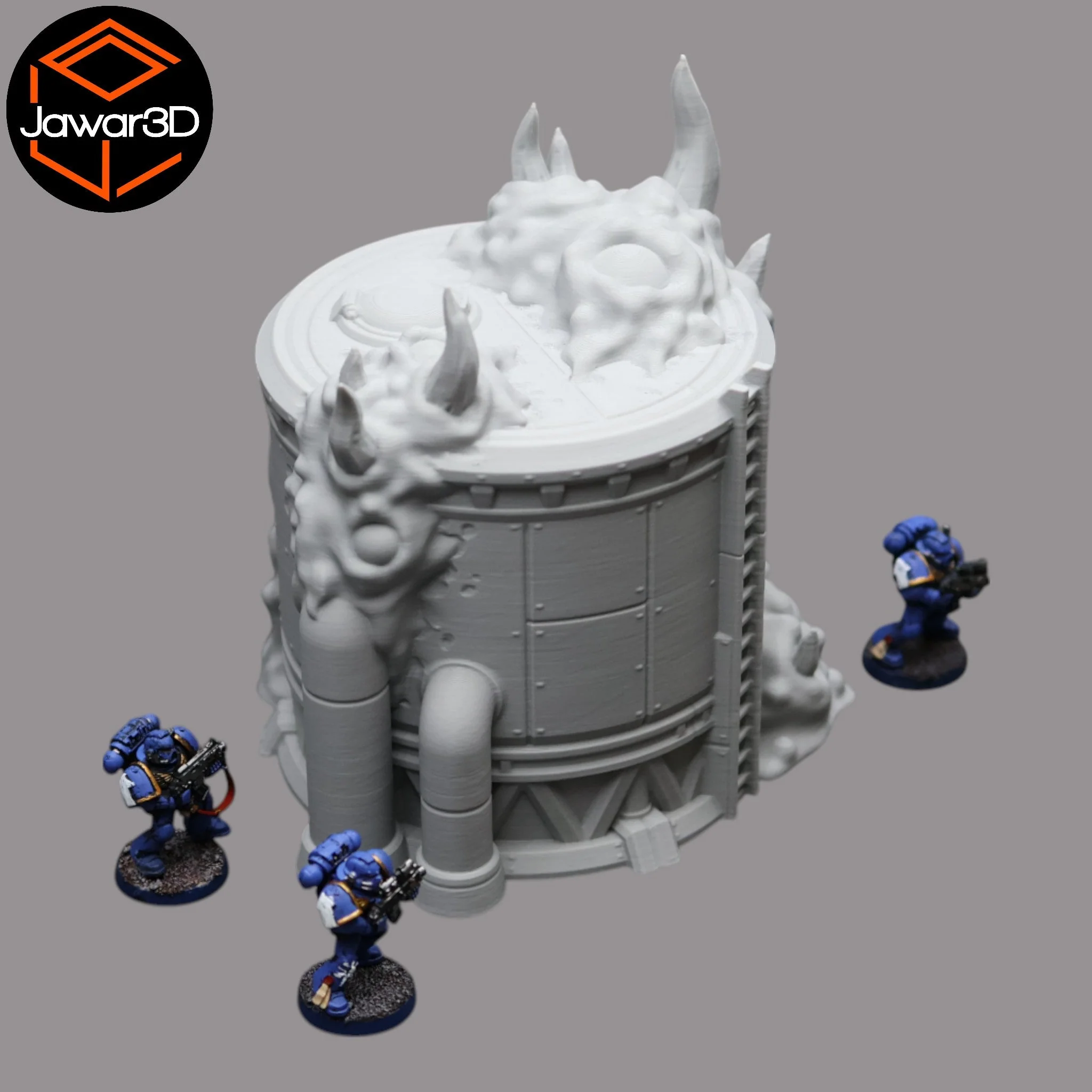 Hive Infected Silo #1 - 28mm Wargaming Scatter Terrain Scenery Tabletop - Image 2