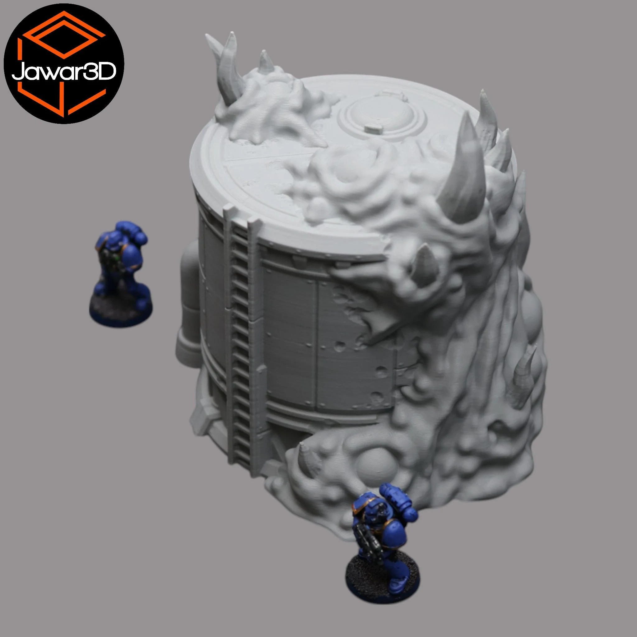 Hive Infected Silo #1 - 28mm Wargaming Scatter Terrain Scenery Tabletop - Image 3