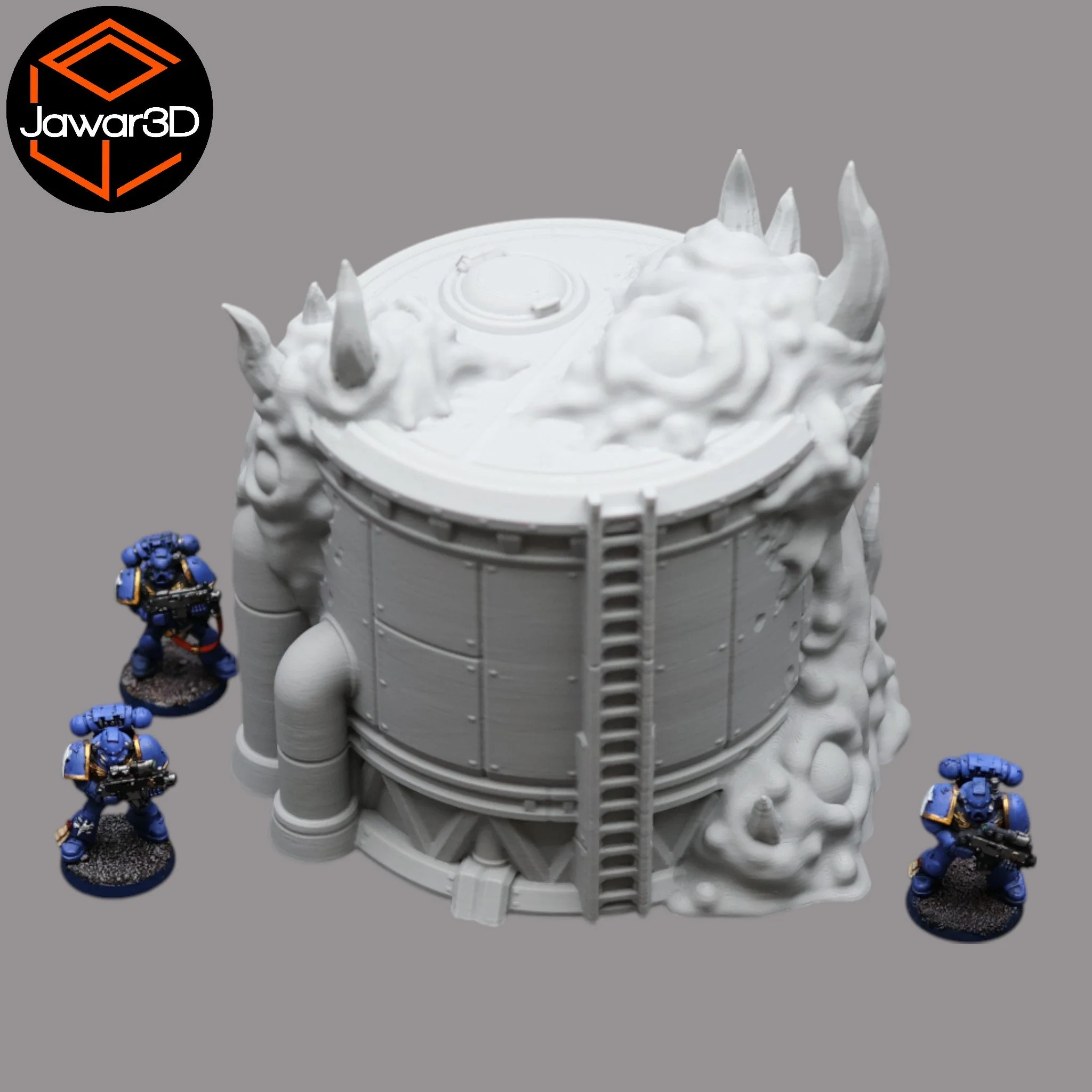 Hive Infected Silo #1 - 28mm Wargaming Scatter Terrain Scenery Tabletop - Image 4