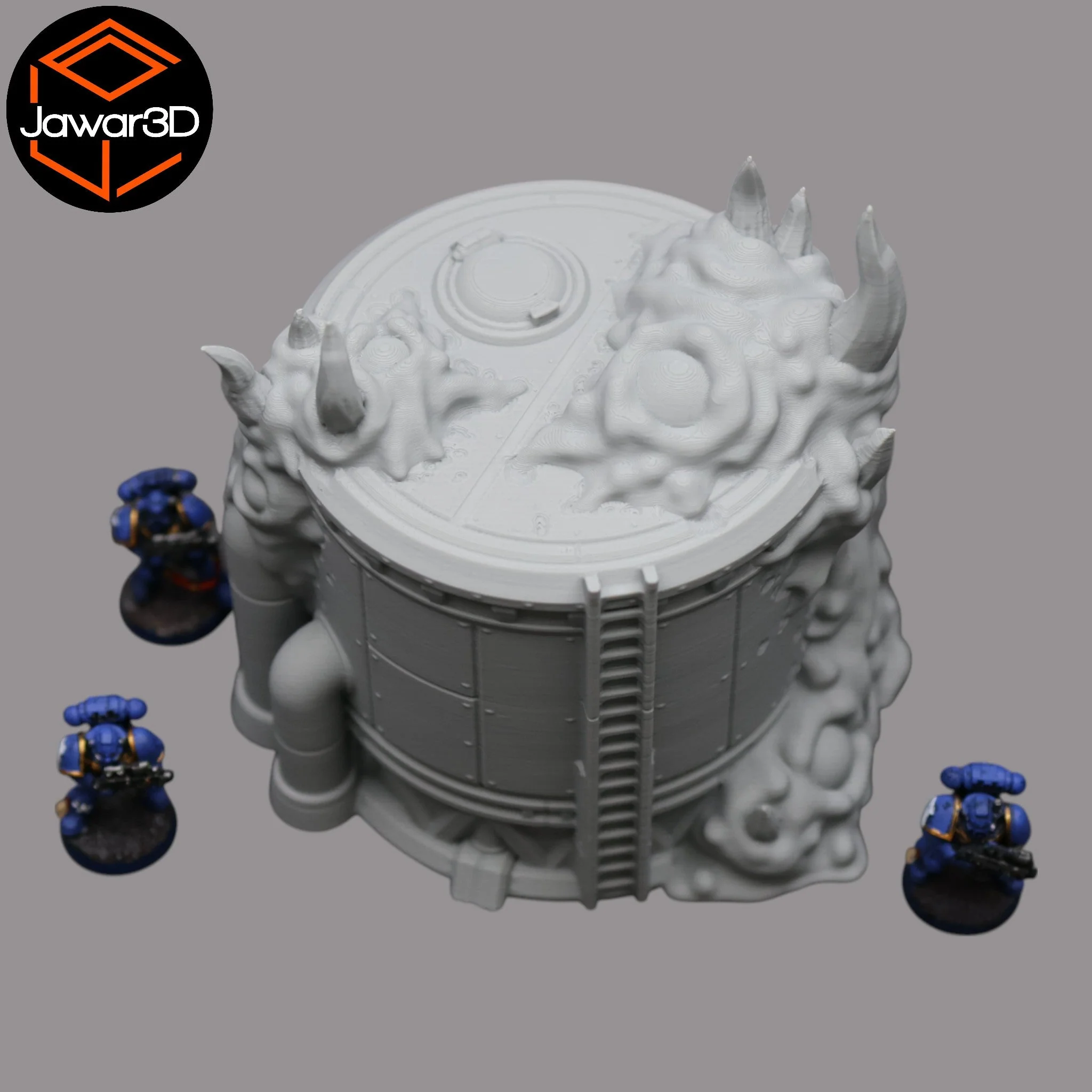 Hive Infected Silo #1 - 28mm Wargaming Scatter Terrain Scenery Tabletop - Image 5