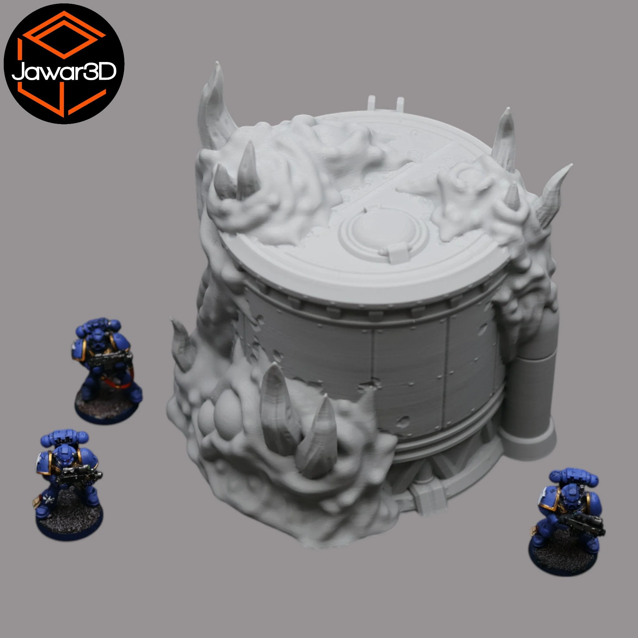 Hive Infected Silo #1 - 28mm Wargaming Scatter Terrain Scenery Tabletop - Image 7