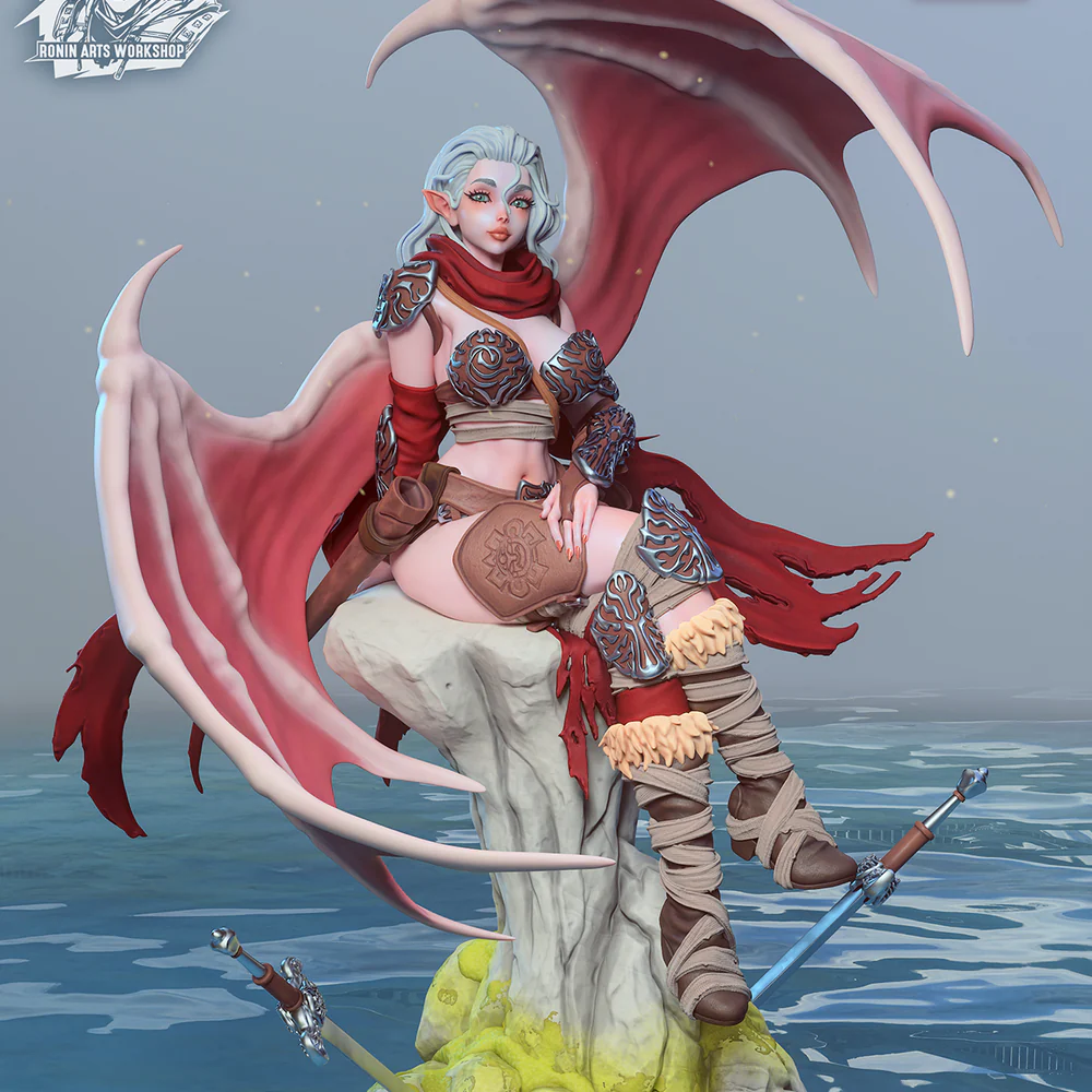 Izel The Barbarian Succubus - PinUp 2 - 75mm - Image 3