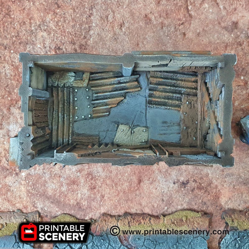Junkfood Franchise - Junkfort Franchise - Brave New Worlds - Printable Scenery Wasteworld Gaslands Terrain Scatter D&D DnD - Image 5