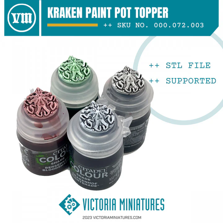 Kraken Citadel Paint Pot Topper Swatch