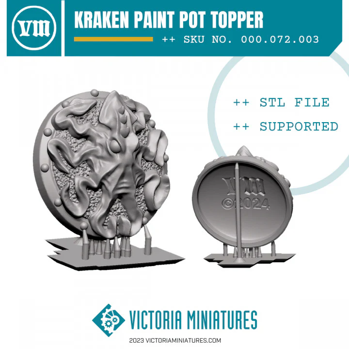Kraken Citadel Paint Pot Topper Swatch - Image 2