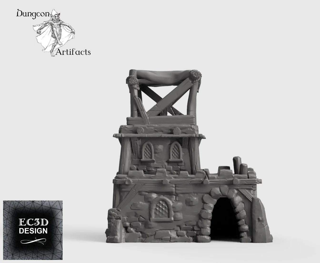 Large Desert House B - Empire of Scorching Sands - EC3D Wargaming Terrain D&D, DnD - Image 4