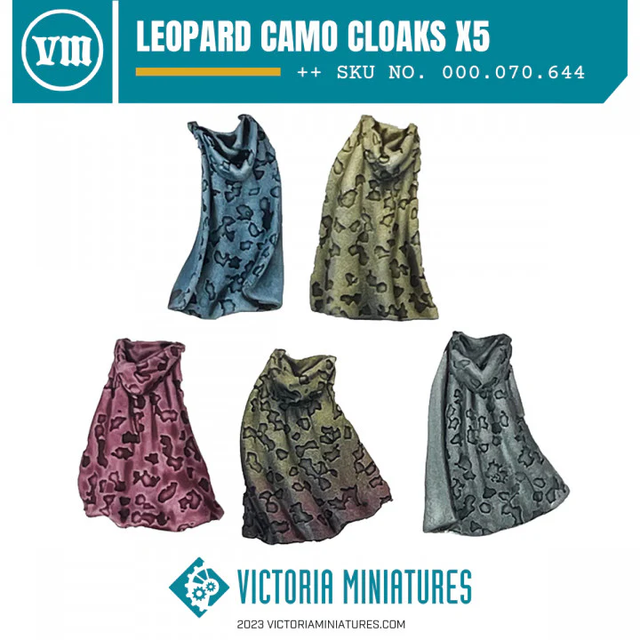 Leopard Camo Cloaks x5 - Image 2