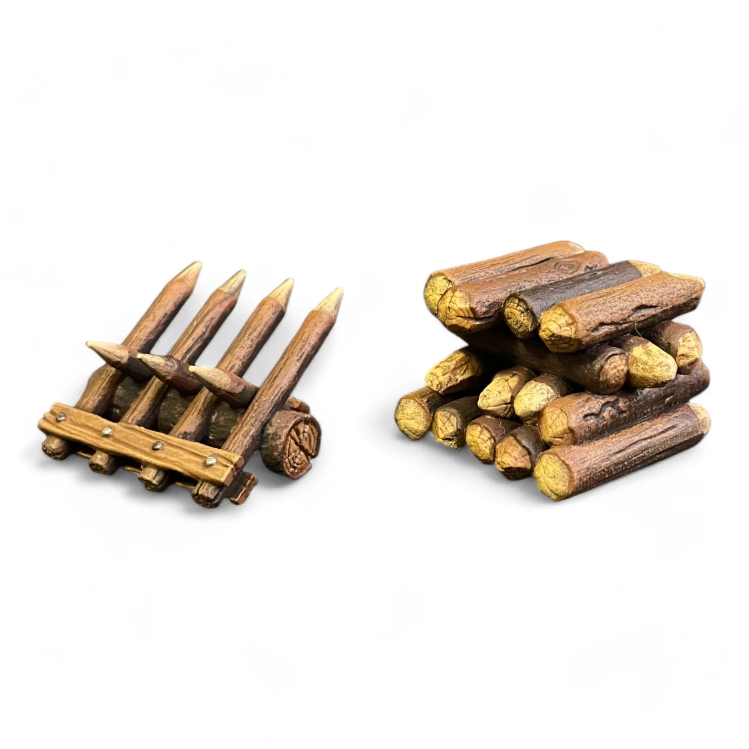 Log barricades