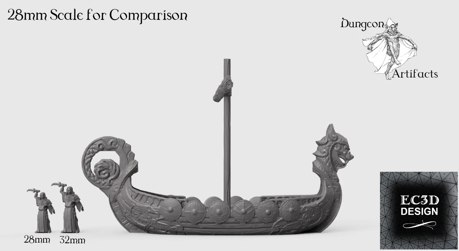 Longship - Wilds of Wintertide Wargaming Terrain D&D, DnD - Image 9