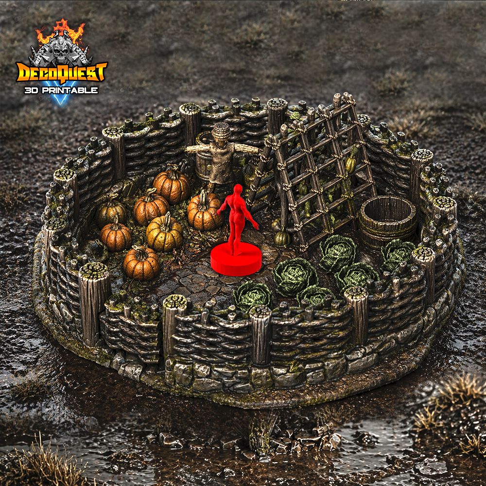 Medieval vegetable garden