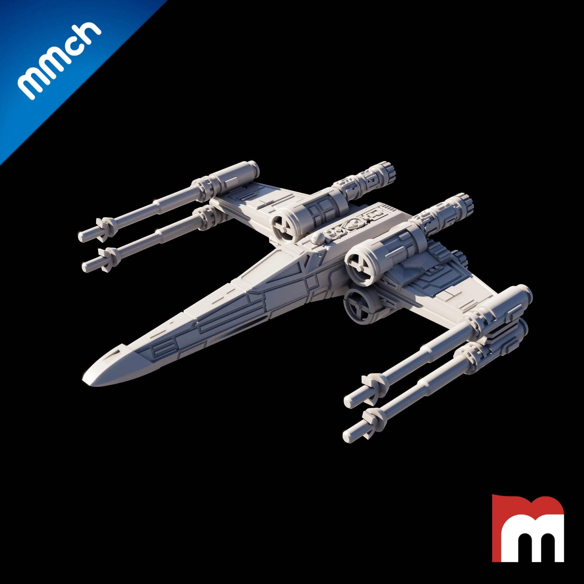 (MMch) X-Wing (Wings Closed)