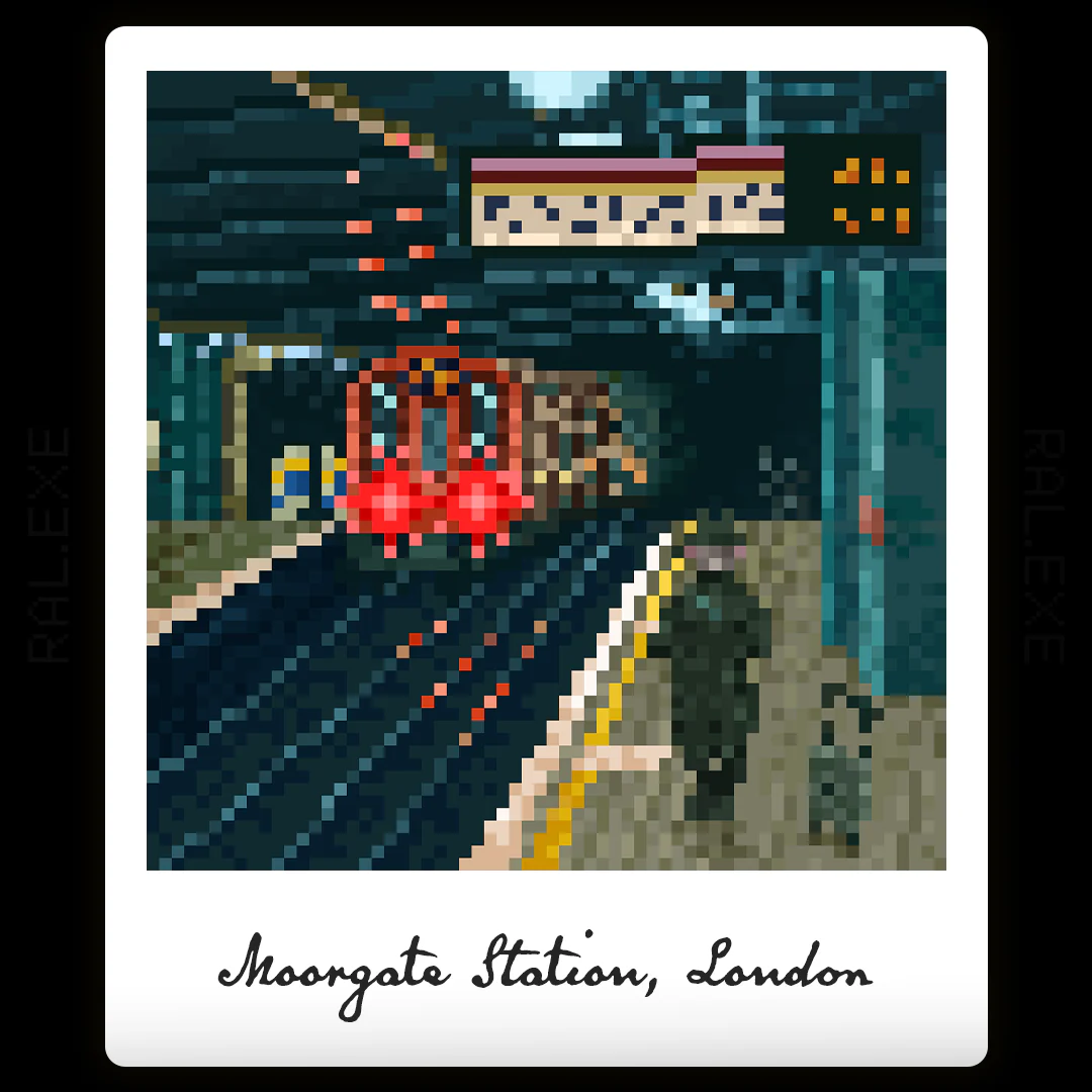 Moorgate Station Mini Art Print