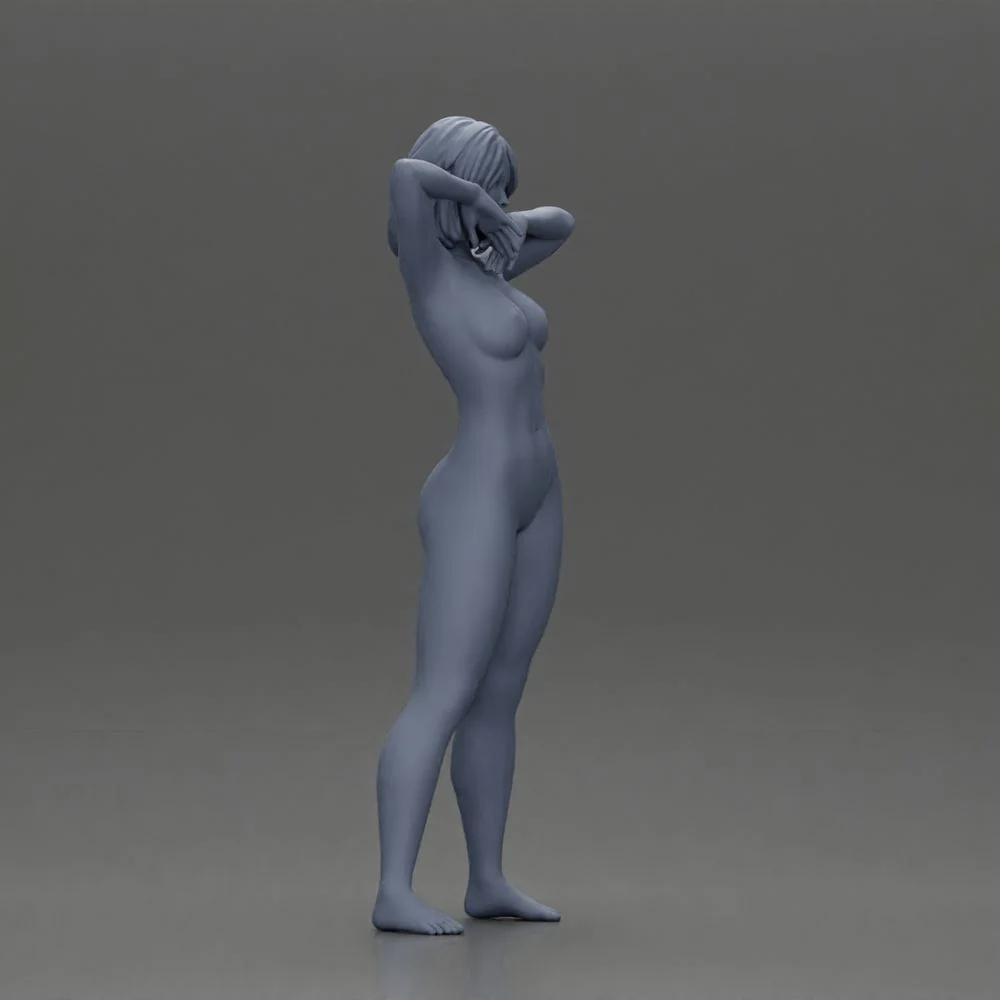 Naked girl posing confidently - Image 10