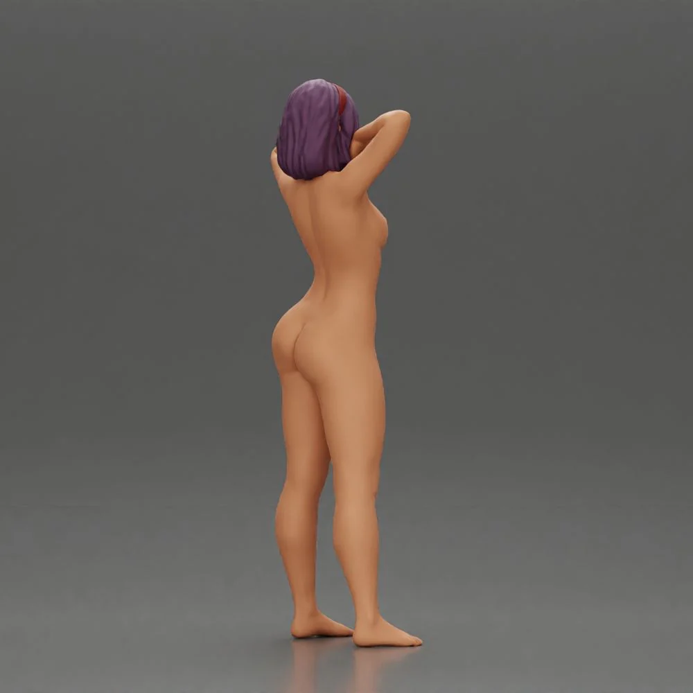 Naked girl posing confidently - Image 5