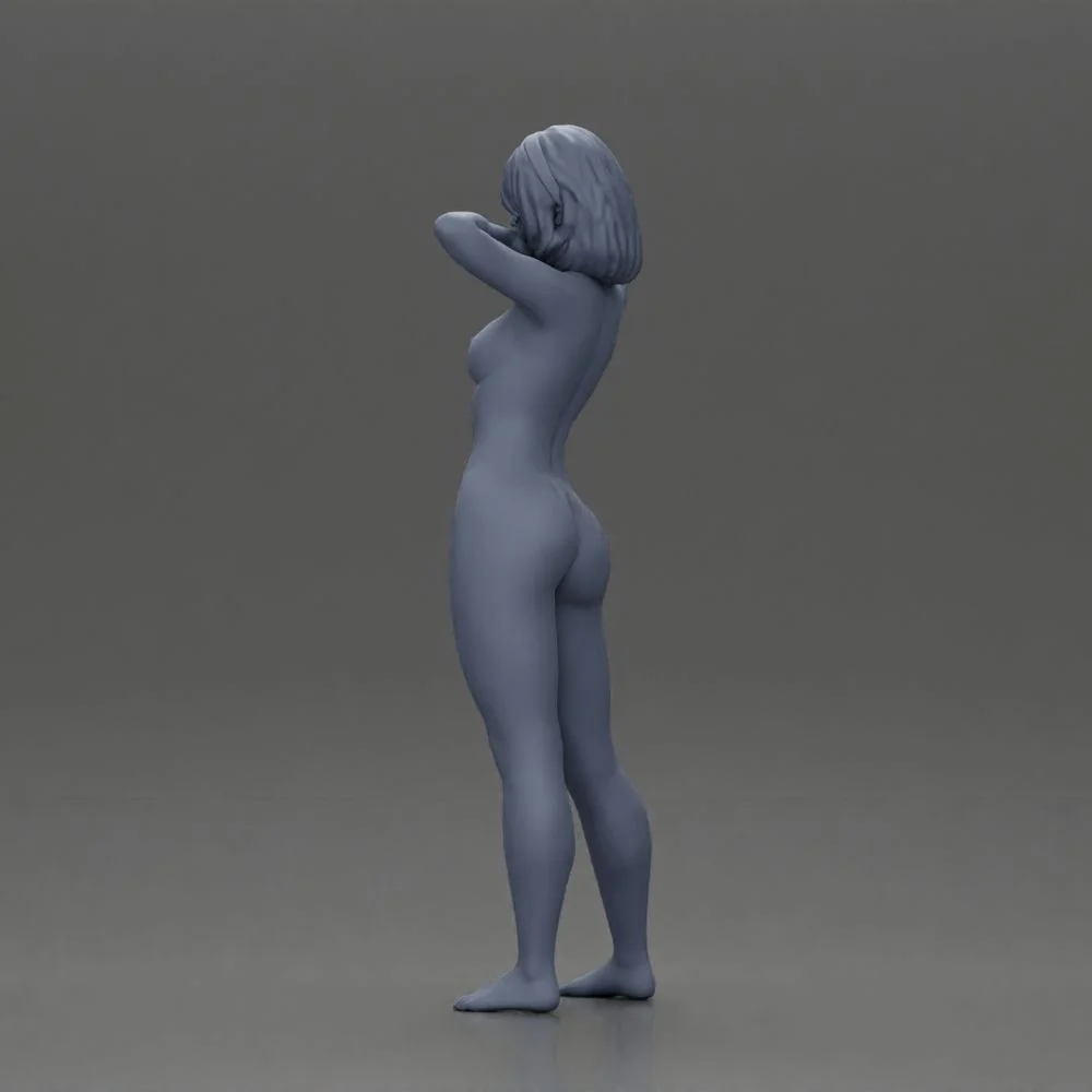 Naked girl posing confidently - Image 8