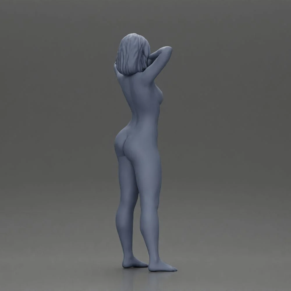 Naked girl posing confidently - Image 9
