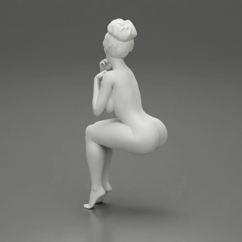 Naked Girl sitting and enjoying - Image 10