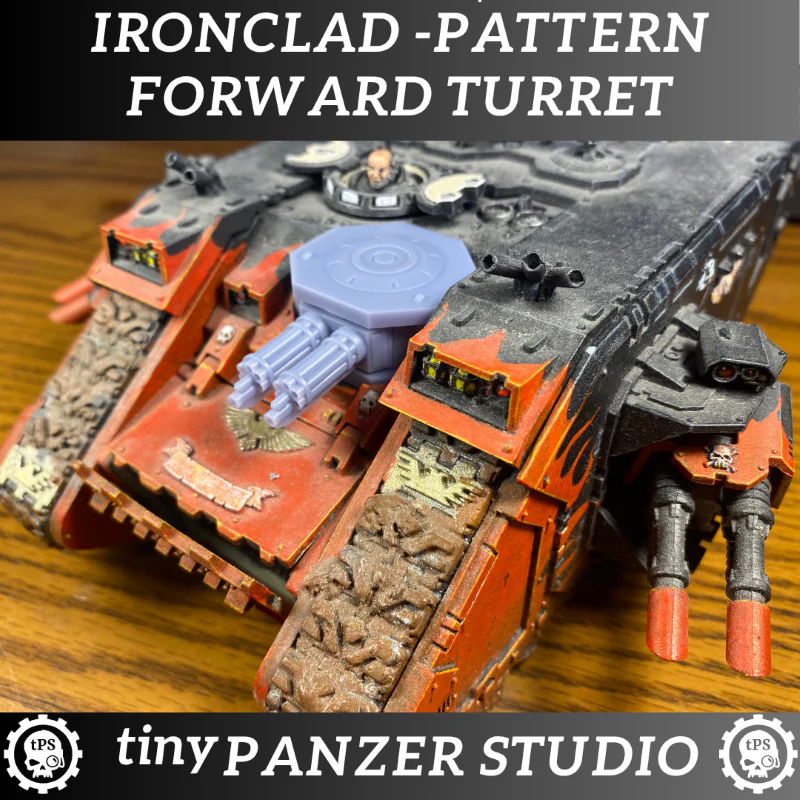 Forward Twin Weapon Mount for Heavy Transport
