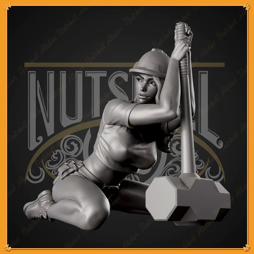 Nutshell Atelier - Pose 06 construction worker - Image 4