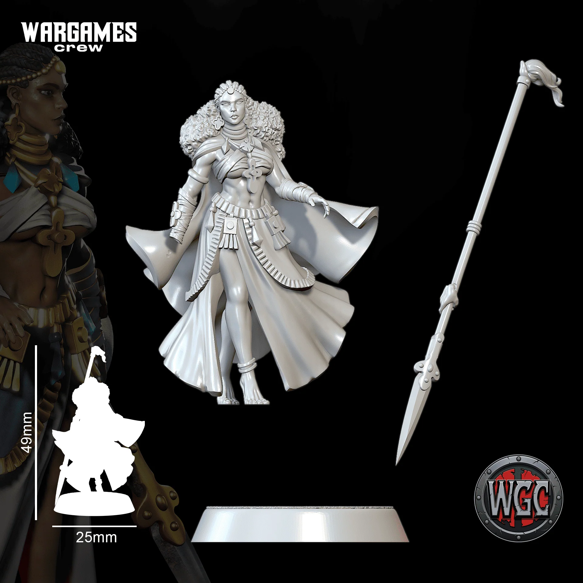 Only Nuns Ember in Step Abyssinian Colonial Phalanx Regulars Model of the month - Image 6