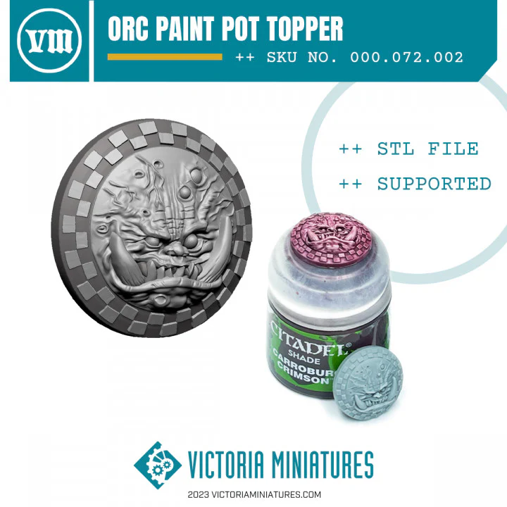 Orc Citadel Paint Pot Topper Swatch - Image 4