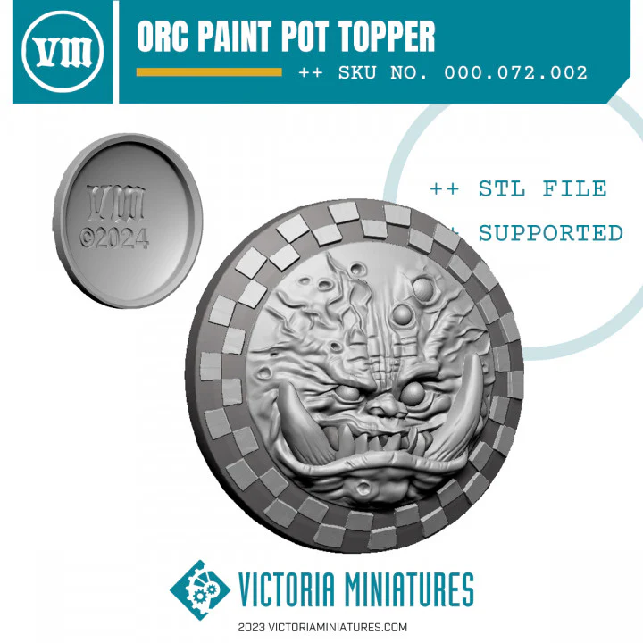 Orc Citadel Paint Pot Topper Swatch - Image 5