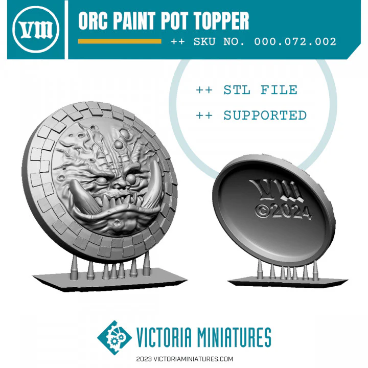 Orc Citadel Paint Pot Topper Swatch - Image 7