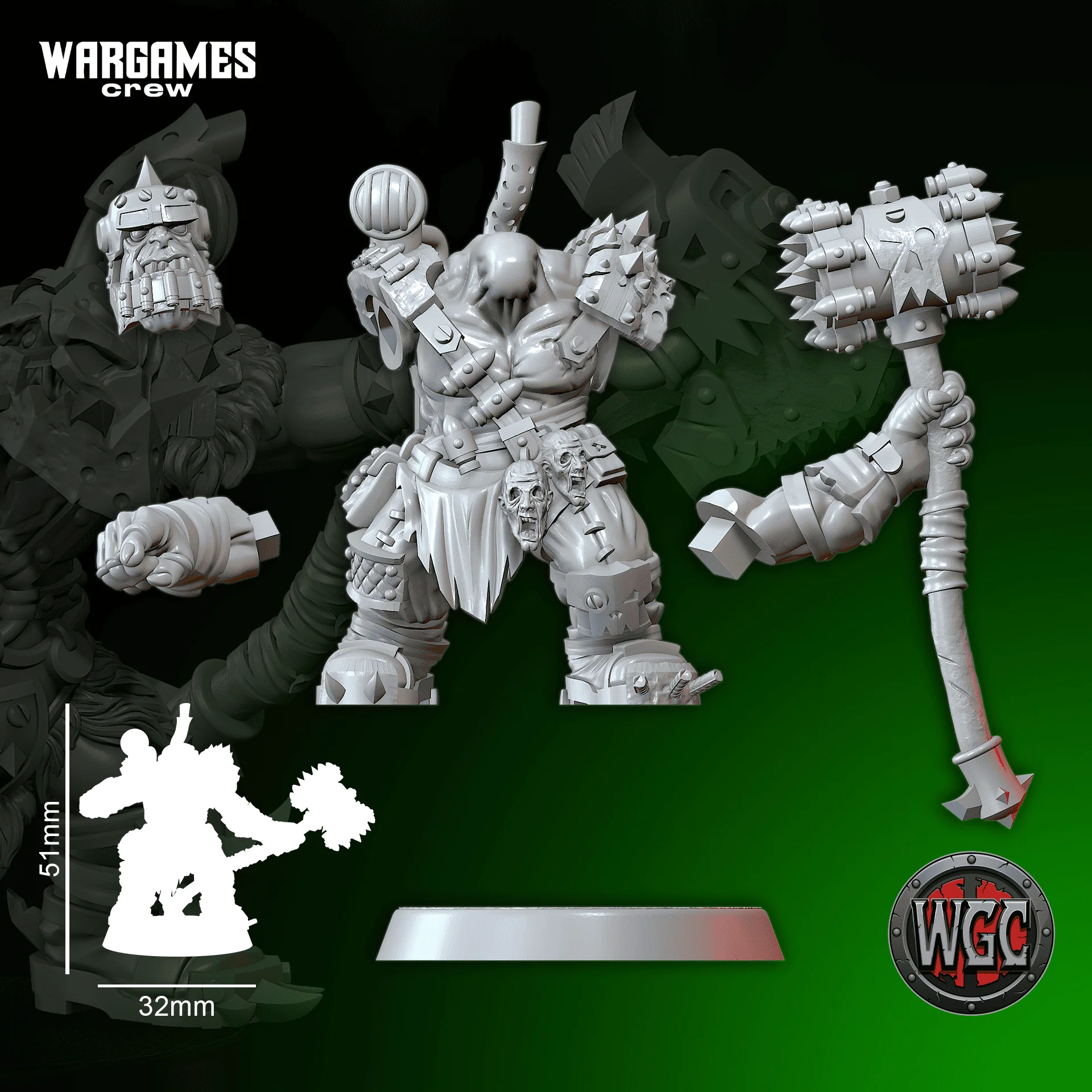 Orck Mad Rider Nobbas with Big Bonkas - Image 3