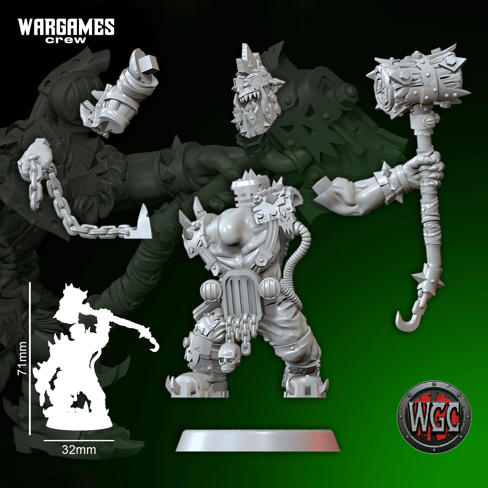 Orck Mad Rider Nobbas with Big Bonkas - Image 6
