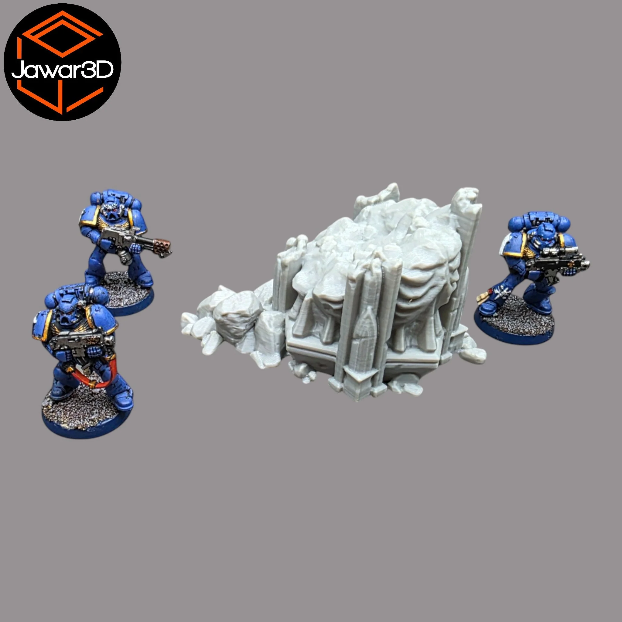 Pillar Damage - 28mm Wargaming Scatter Terrain Scenery Tabletop Miniature