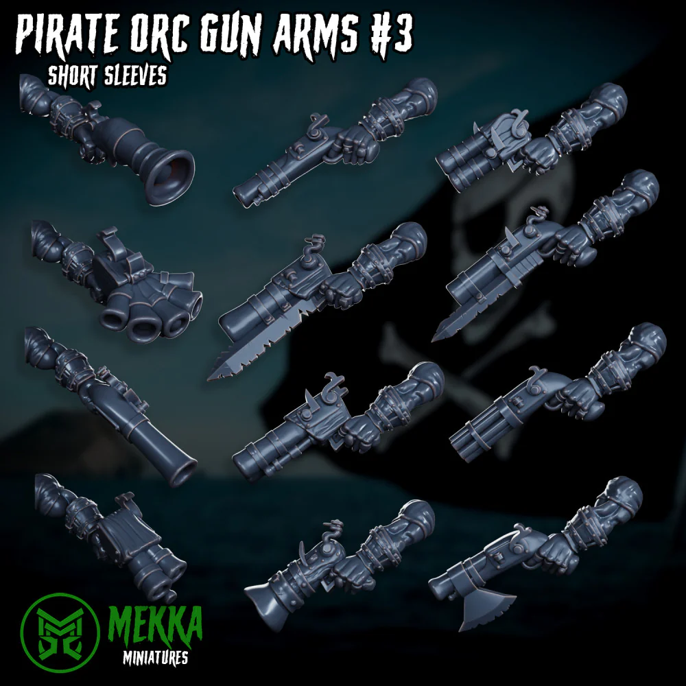 Pirate Orc Guns Set 3 - Image 2