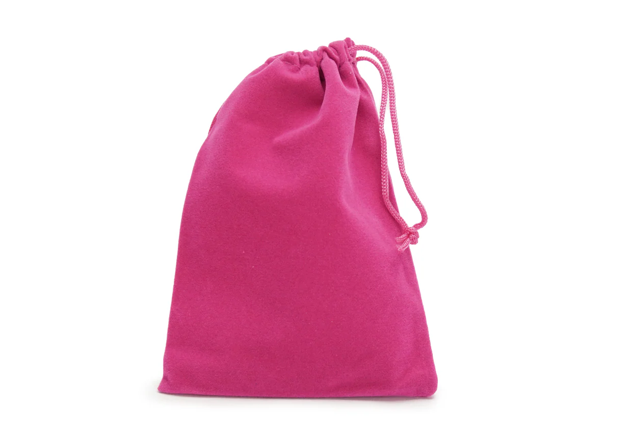 Plain Dice Bag - Magenta - Image 2