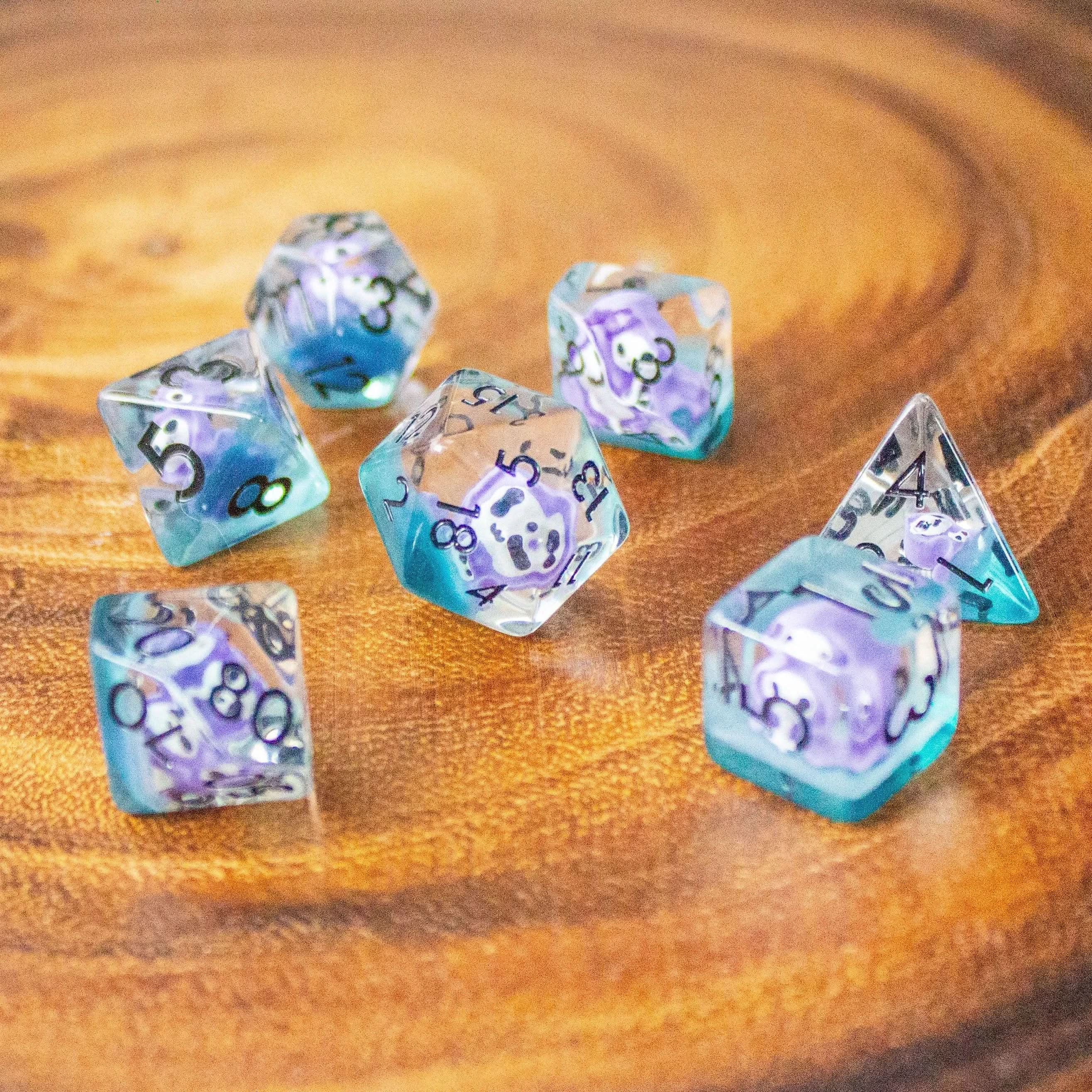 Purple Grim Reaper Dice Set - Image 10