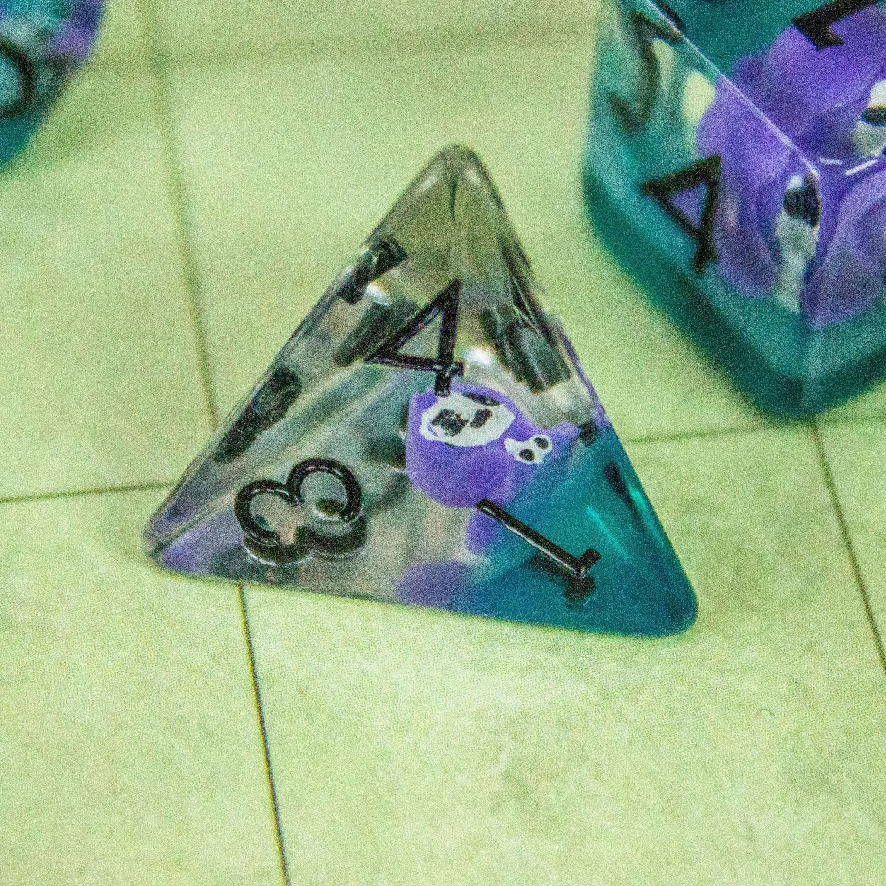 Purple Grim Reaper Dice Set - Image 7