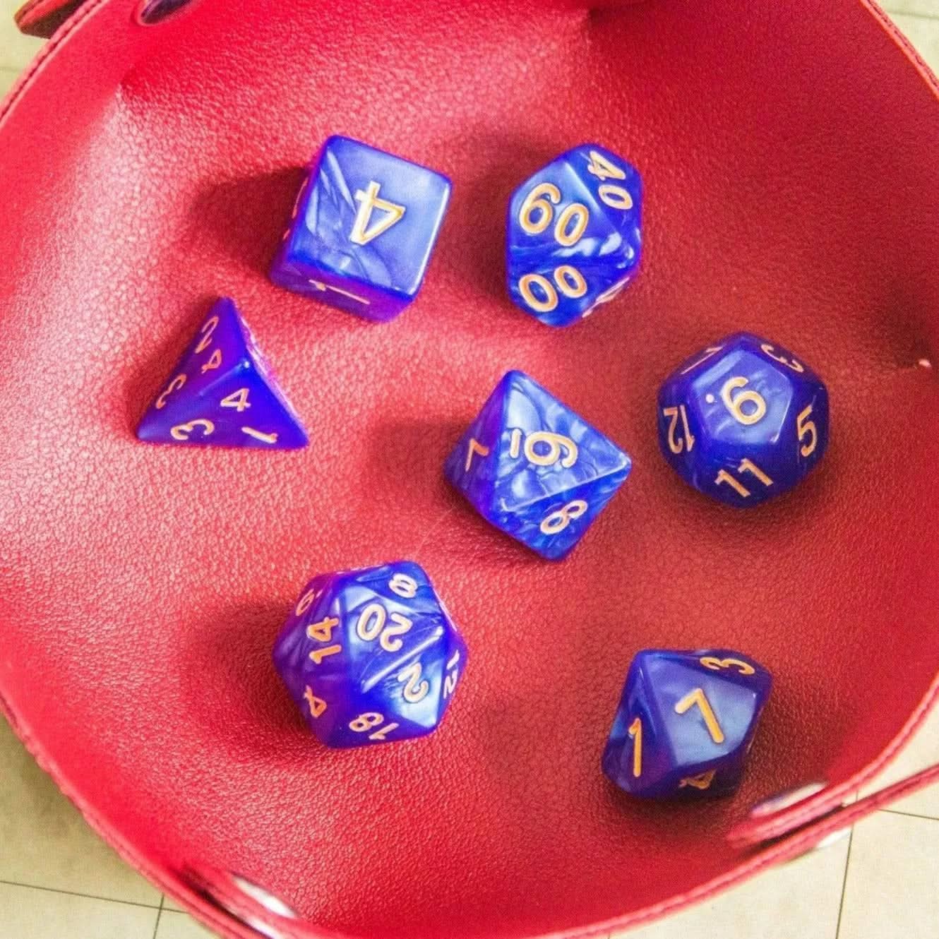 Purple Pearl Dice Set - Image 3