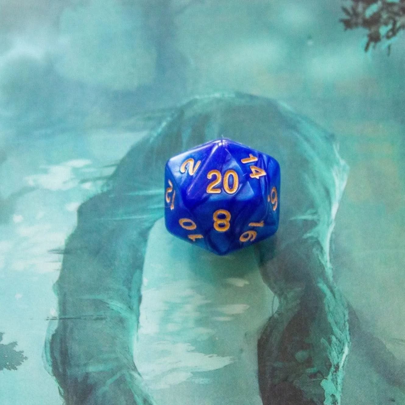 Purple Pearl Dice Set - Image 8