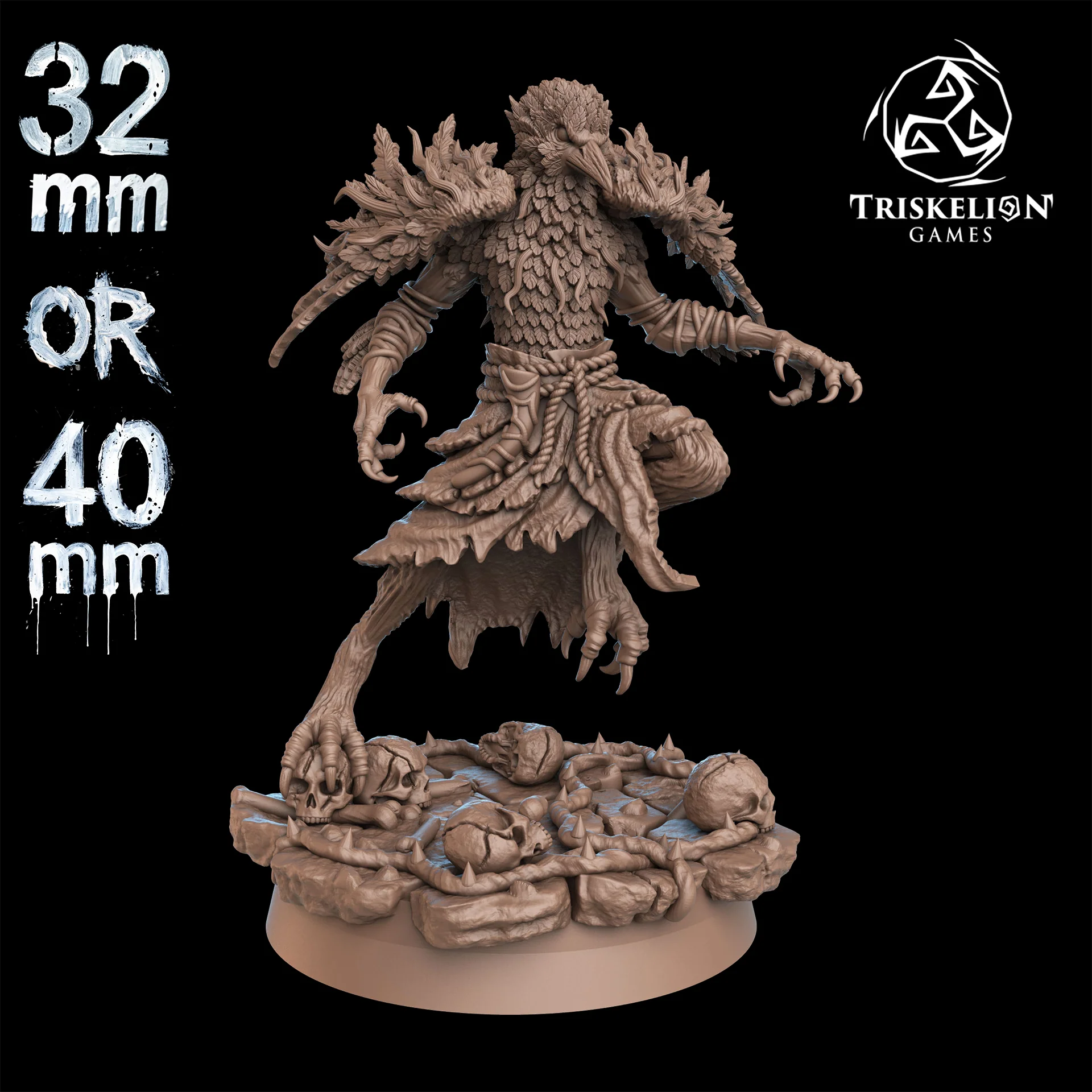 Raven Shade (Sculpt 1) - 40mm / 32mm Scale