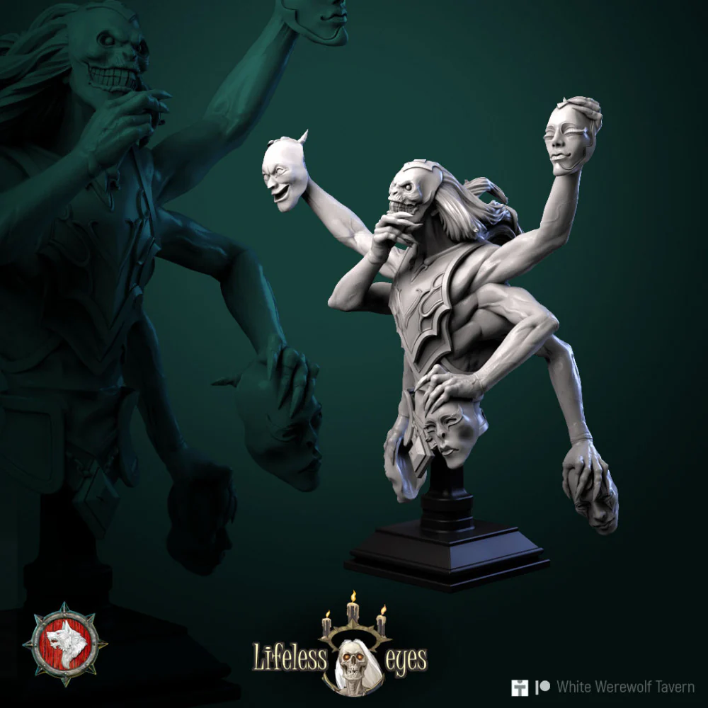 Reaper Banshee bust pre-supported - Image 2