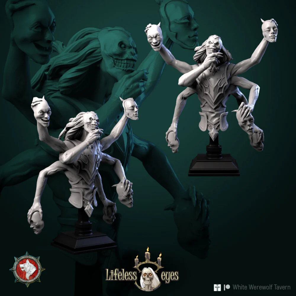 Reaper Banshee bust pre-supported - Image 3