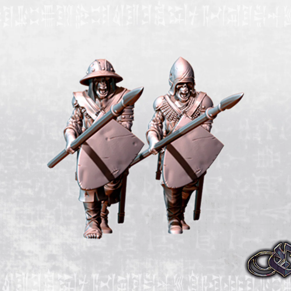 Revived Spearmen ADVANCING