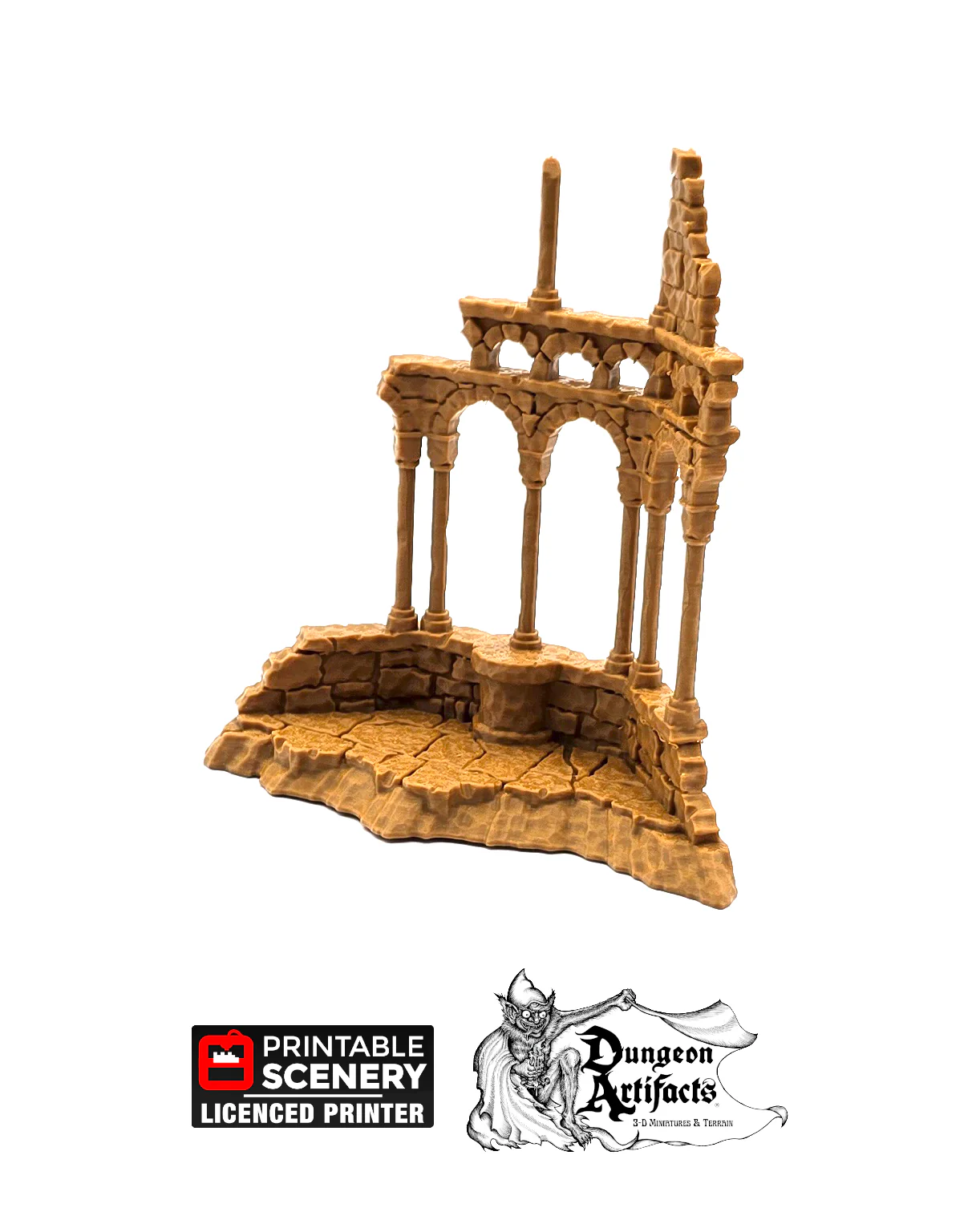 Roman Ruins Set - Apocalypse - Printable Scenery 28mm 32mm Wargaming Terrain D&D DnD - Image 3