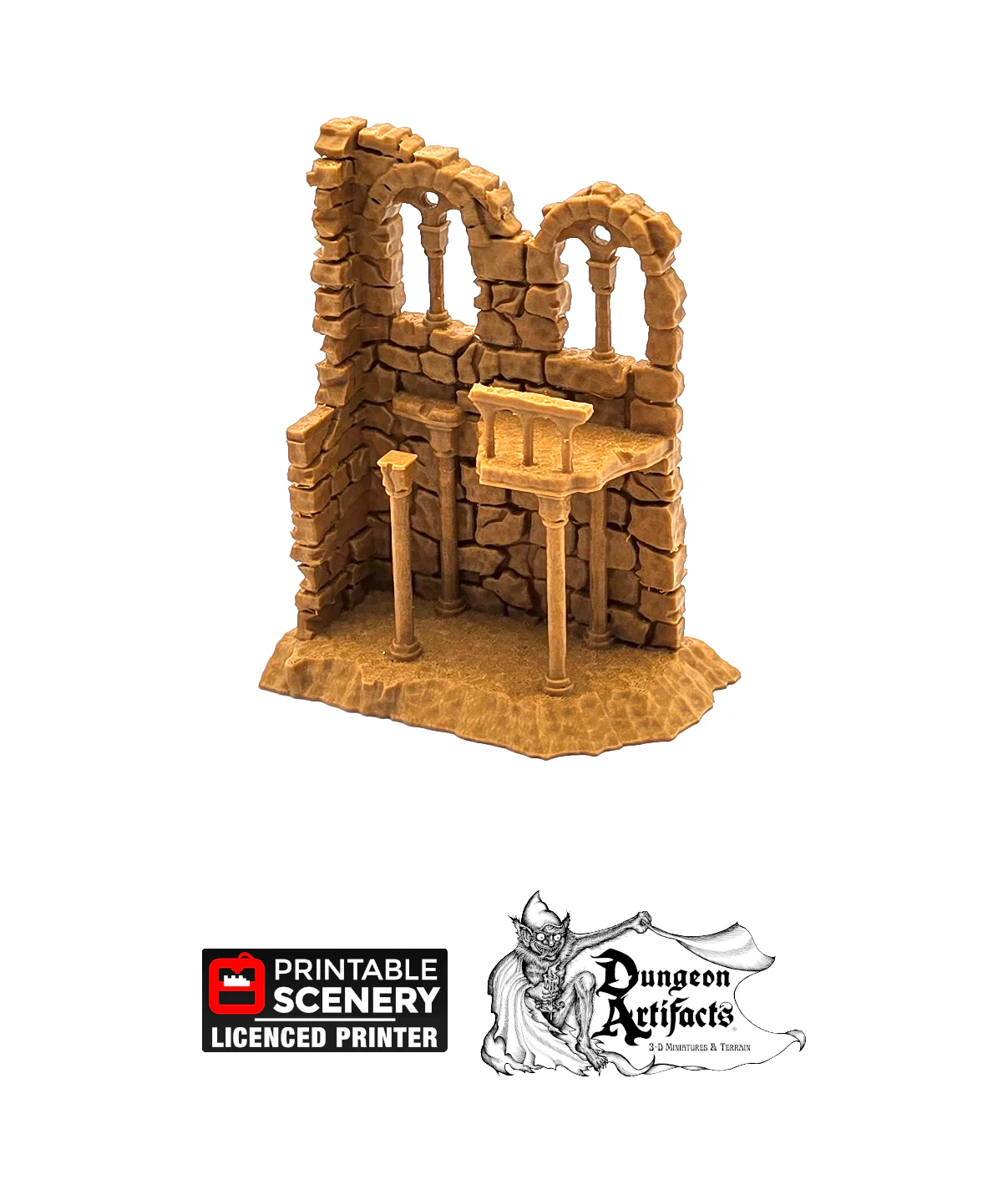 Roman Ruins Set - Apocalypse - Printable Scenery 28mm 32mm Wargaming Terrain D&D DnD - Image 4